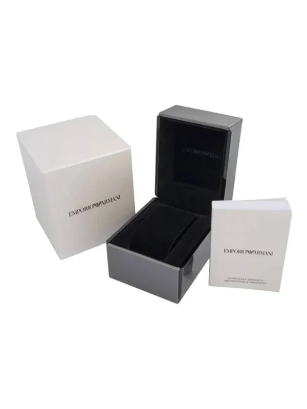 Emporio Armani Avaitor AR11315 Men’s Quartz Stainless Steel Beige Dial 43mm Watch