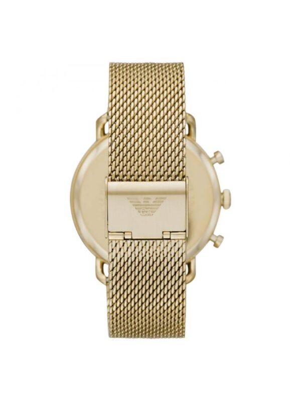 Emporio Armani Avaitor AR11315 Men’s Quartz Stainless Steel Beige Dial 43mm Watch