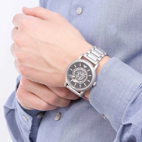 Emporio Armani AR60021 Automatic Self-Winding Dress Watch with Stainless Steel