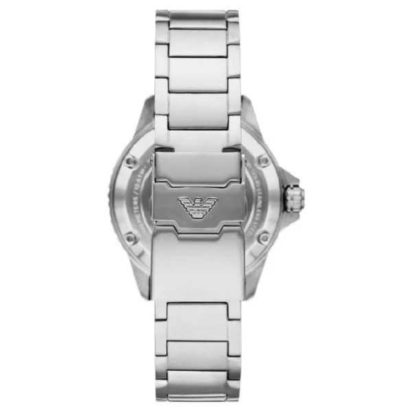 Emporio Armani Diver AR60059 Silver Stainless Steel Blue Dial Automatic