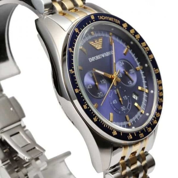 Emporio Armani AR6088 Men’s Analogue Quartz Stainless Steel 46mm Watch