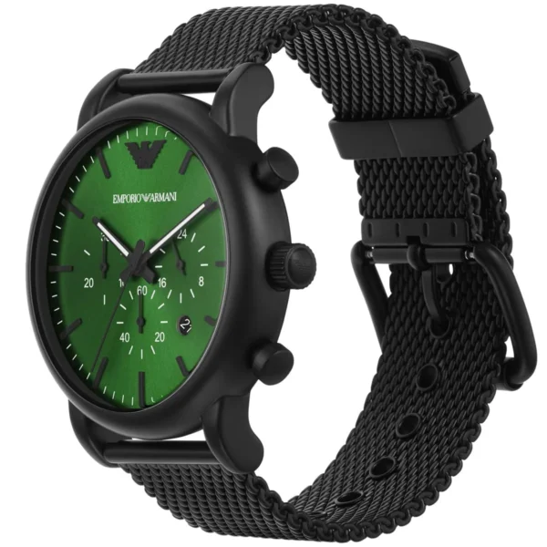 Emporio Armani Luigi Ar11470 Men’s Quartz Stainless Steel Green Dial 46mm