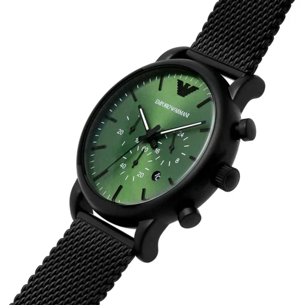 Emporio Armani Luigi Ar11470 Men’s Quartz Stainless Steel Green Dial 46mm