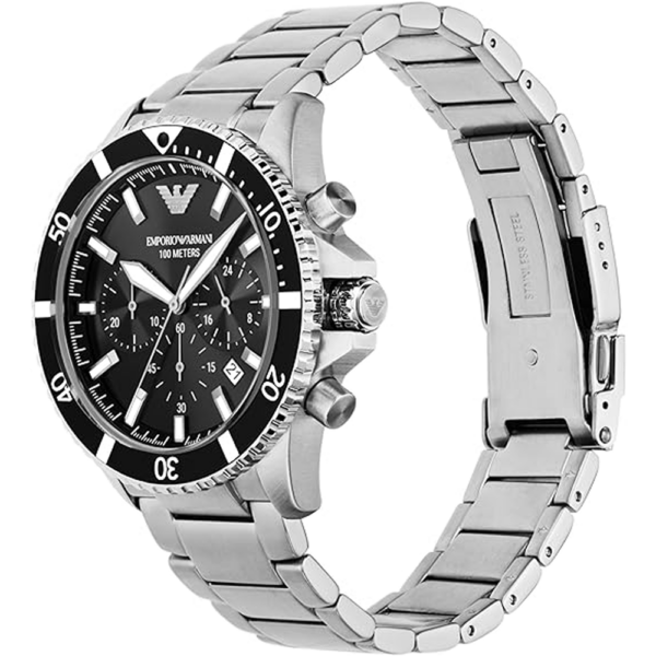 Emporio Armani AR11241 Men’s Analogue Quartz Stainless Steel 43mm Watch
