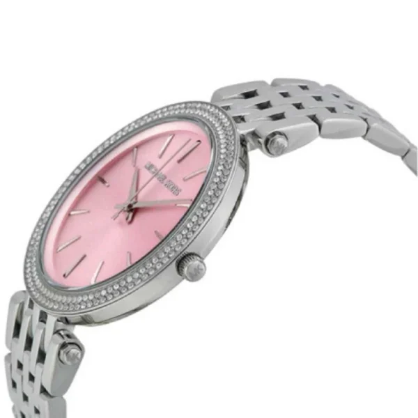 Michael Kors Darci MK3352 Silver Stainless Steel Pink Dial Quartz Women’s Watch