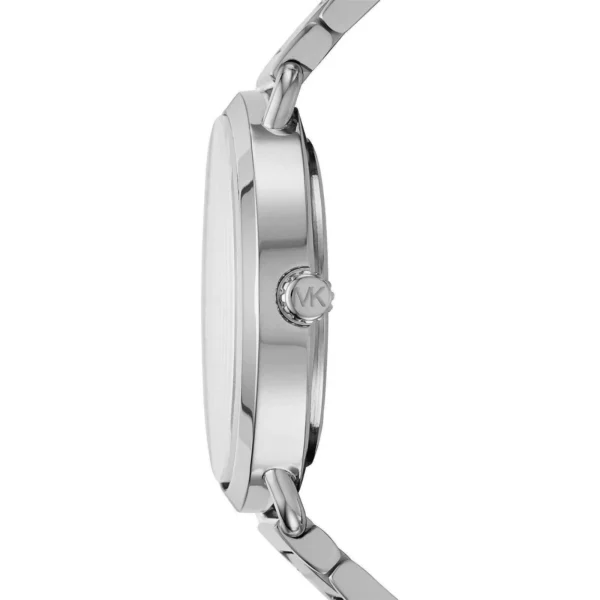 Michael Kors Portia MK3638 Silver-Tone Women’s Quartz Stainless Steel Black Dial 36mm