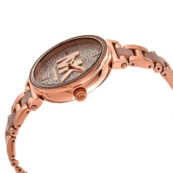 Michael Kors MK4336 Sofie Rose Gold-Tone Analogue Watch