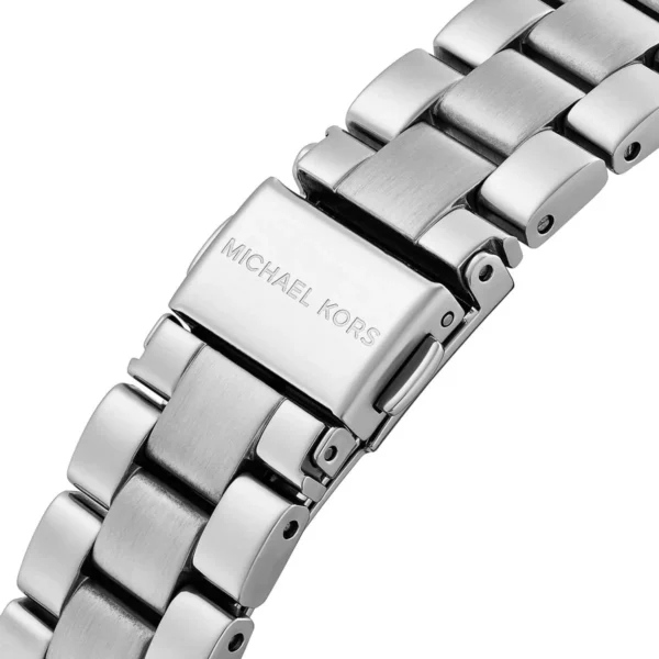Michael Kors Lennox MK7280 Three Hand Silver Dial Silver Steel Strap Watch For Women