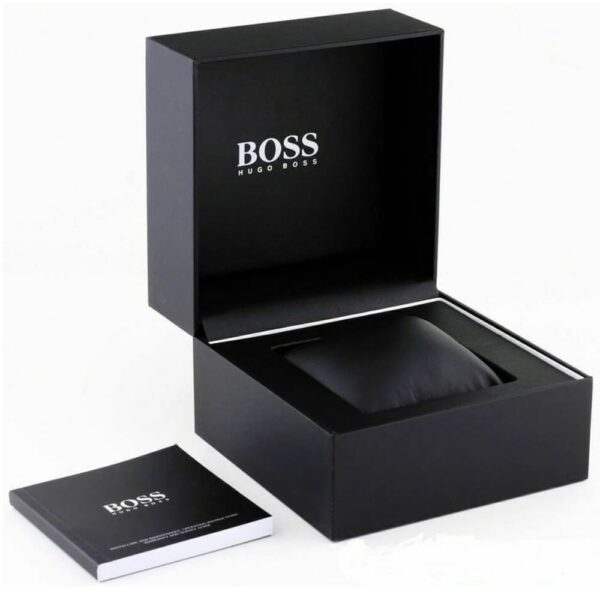 Hugo Boss  Men’s Quartz Stainless 1513631 Steel Silver Dial 44mm Watch