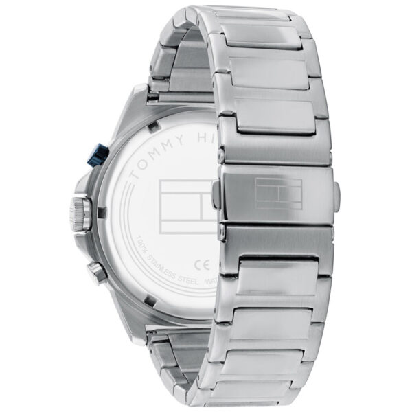 Tommy Hilfiger Harley 1791932 Men’s Quartz Silver Stainless Steel Blue Dial 46mm