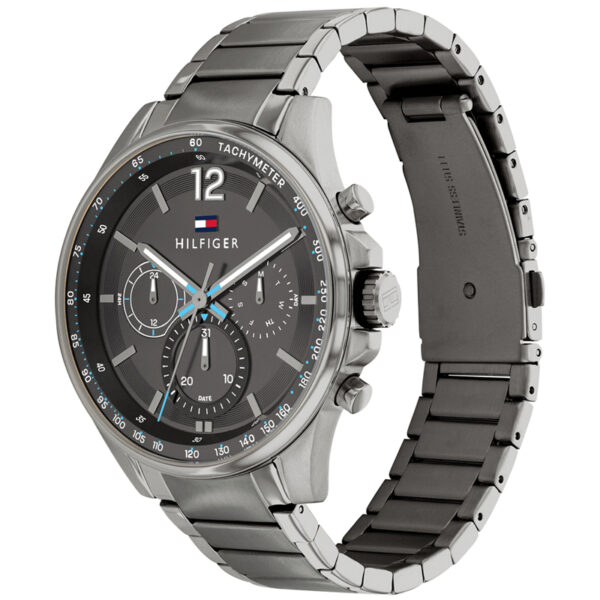 Tommy Hilfiger Stainless 1791975 Steel Wrist Watch For Men 45mm