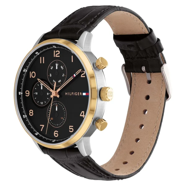 Tommy Hilfiger Leonard 1791986 Watch for Men 44mm with Stainless Steel or Leather Bracelet