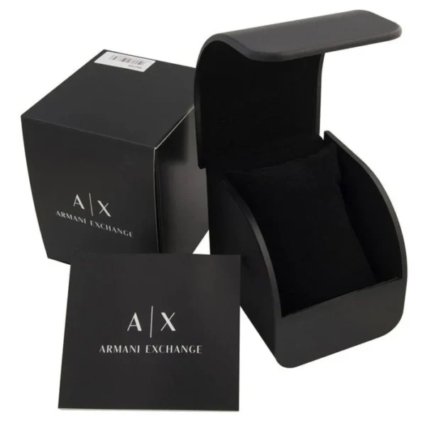 Armani Exchange Outerbanks AX7128 Blue Silicone Strap Blue Dial Chronograph Quartz Watch