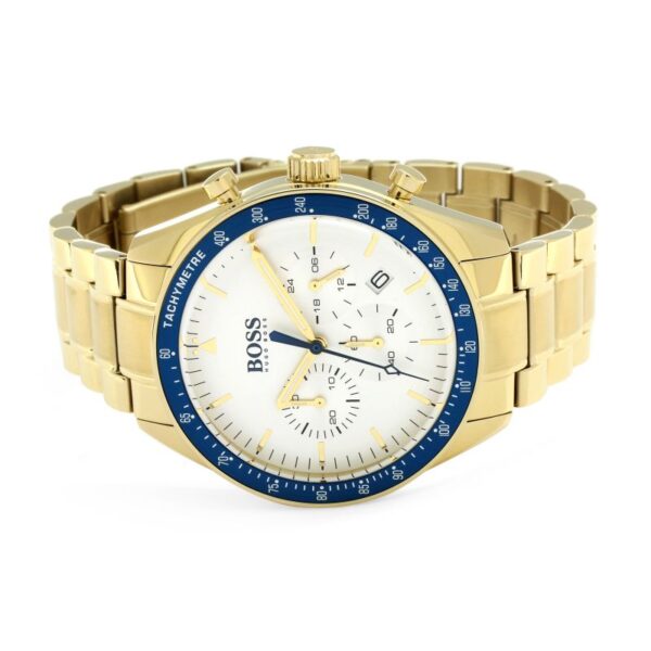 Hugo Boss  Men’s Quartz Stainless 1513631 Steel Silver Dial 44mm Watch
