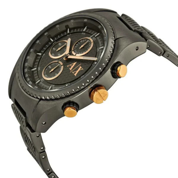 Armani Exchange Gunmetal AX1603 Chronograph Bracelet Men's Watch 45mm