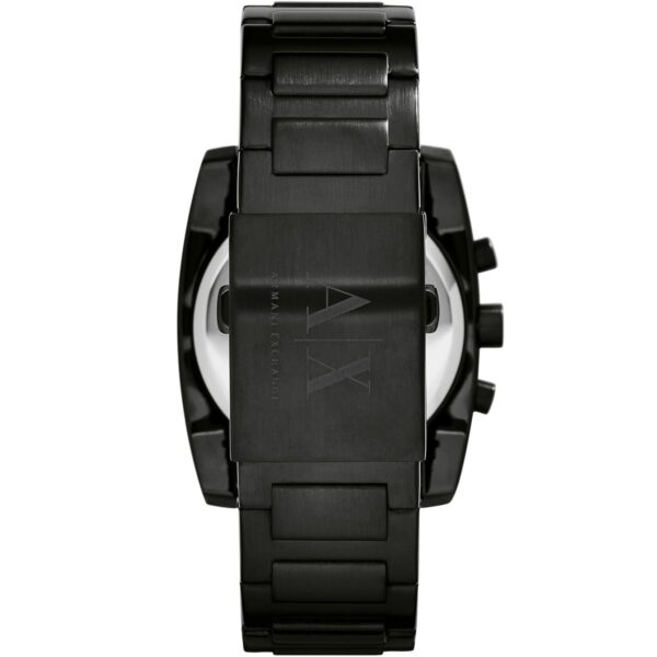 Armani Exchange Men’s Quartz AX2255 Black Stainless Steel Maroon Dial 40mm Watch