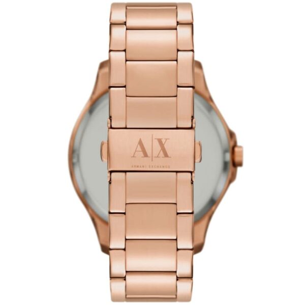 Armani Exchange AX2449 Three-Hand Date Rose Gold-Tone 46mm