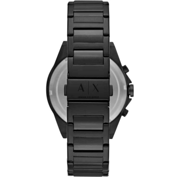 Armani Exchange Drexler Chronograph Quartz AX2639 Black Stainless Steel Blue Dial 44mm Watch