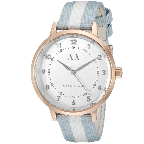 Armani Exchange Nylon AX5366 Strap Wrist Watch For Women 39mm