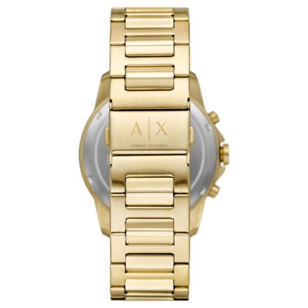 Armani Exchange AX7151 Gold-Tone Men’s Quartz Stainless Steel Blue Dial 44mm