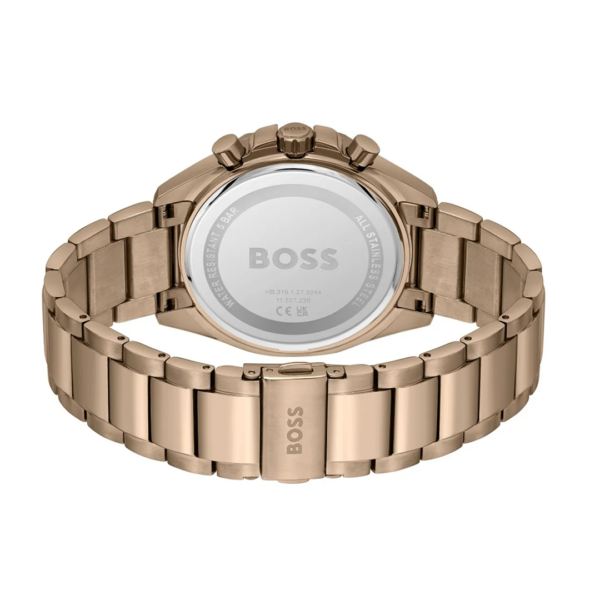 Hugo Boss Cloud Rose 1514019 Gold Stainless Steel Green Dial Chronograph Quartz Watch for Men